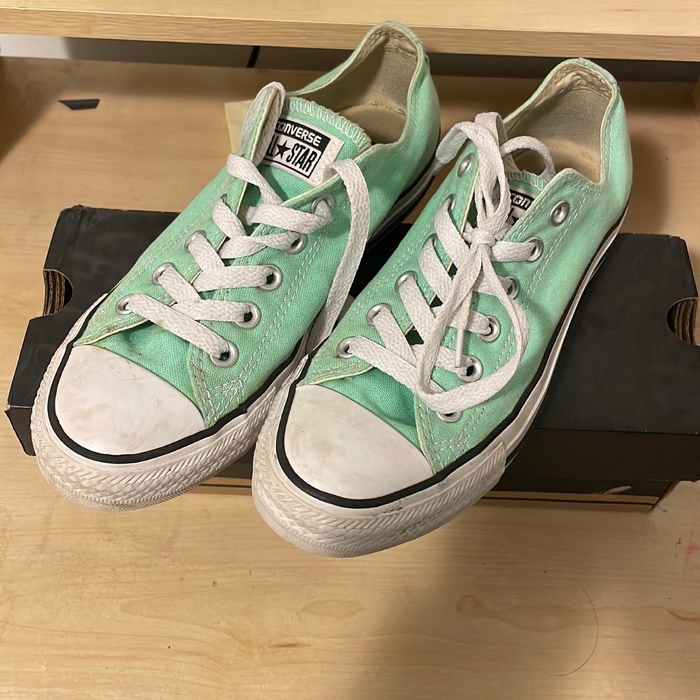 Converse “beach glass” Low Tops